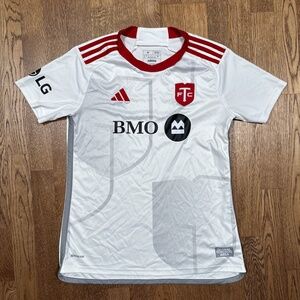 Adidas Toronto FC 2024 2025 MLS White Away Soccer Jersey Womens Medium